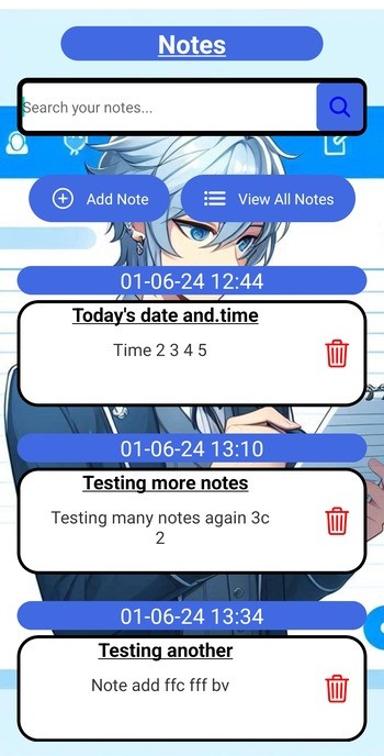 Note taking application